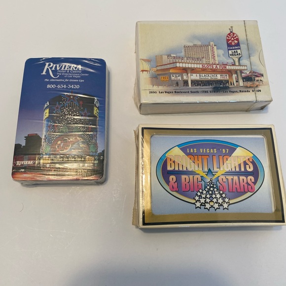 Unknown Games Vintage Las Vegas Playing Cards Las Vegas Casino